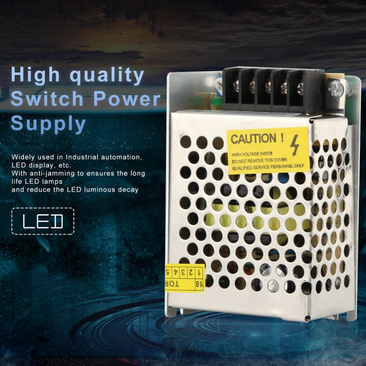 S-24W-12 24W AC 220V ถึง DC 12V 2A รถแหล่งจ่ายไฟแบบสวิตช์ควบคุม, S-24W-12
