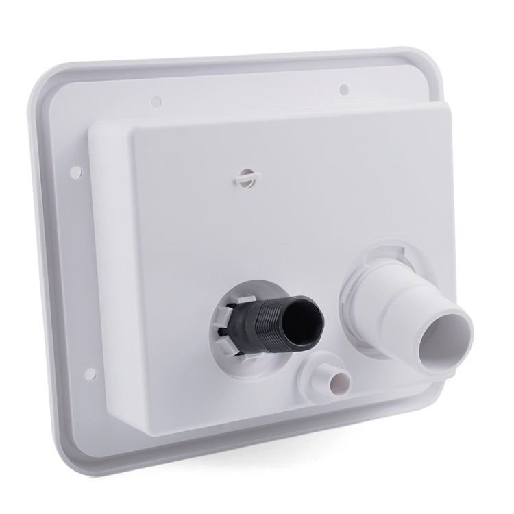 White Water Inlet Integrated Fill Dish Hatch Lock สำหรับรถพ่วง RV Camper, A1063