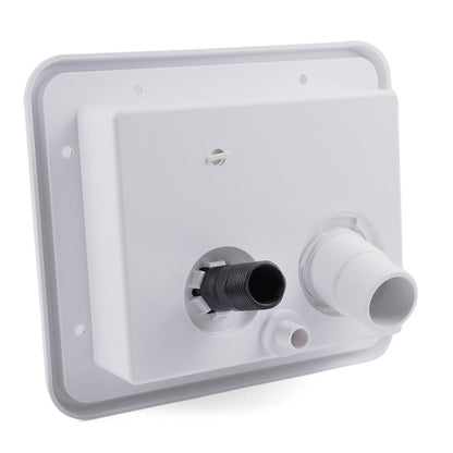 White Water Inlet Integrated Fill Dish Hatch Lock สำหรับรถพ่วง RV Camper, A1063