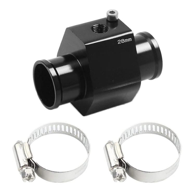 RYANSTAR RACING รถเครื่องวัดอุณหภูมิน้ำเครื่องวัดอุณหภูมิท่อร่วมหม้อน้ำ Sensor Adapter Clamps สำหรับ Honda, ขนาด: 28 มม., 28mm (Black), 30mm (Black), 32mm (Black), 36mm (Black), 38mm (Black), 40mm (Black), 34mm (Black)