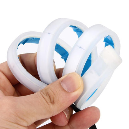 2 ชิ้น 45 ซม. DC12V 5W รถกันน้ำบางเฉียบอัตโนมัติสองสีไฟเลี้ยว / ไฟวิ่งหลอดไฟ LED SMD-2835 (ไฟเลี้ยว: แสงสีเหลือง; ไฟวิ่ง: แสงสีฟ้า), 45cm Turn Lights: Yellow Light; Running Lights: White Light                                                            ...