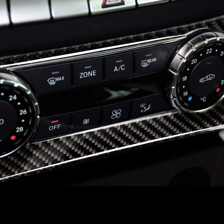 คาร์บอนไฟเบอร์เครื่องปรับอากาศลูกบิดแผงควบคุมสติกเกอร์ตกแต่งสำหรับ Mercedes-Benz W204 C Class 2011-2013, Air Conditioning Knob (German Flag)