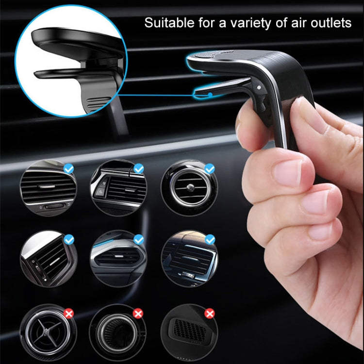 รถ ขายึดที่วางโทรศัพท์มือถือแม่เหล็กระบายอากาศแบบแม่เหล็ก, Air Outlet Mobile Phone Holder