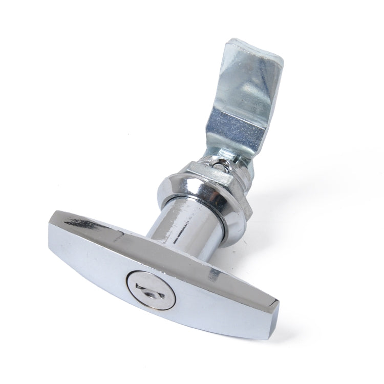 T Shape Handle Paddle Entry สลักประตูและกุญแจกล่องเครื่องมือ ล็อค สำหรับรถพ่วง / เรือยอชท์ / รถบรรทุก, T Shape Handle (Silver)