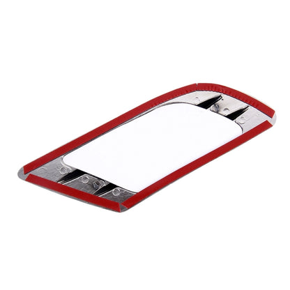 2 PCS สไตล์ยูโรพลาสติกตกแต่ง Air Flow Turbo Bonnet Hood ด้านข้าง Vent Grille พร้อม Self-กาวสติกเกอร์