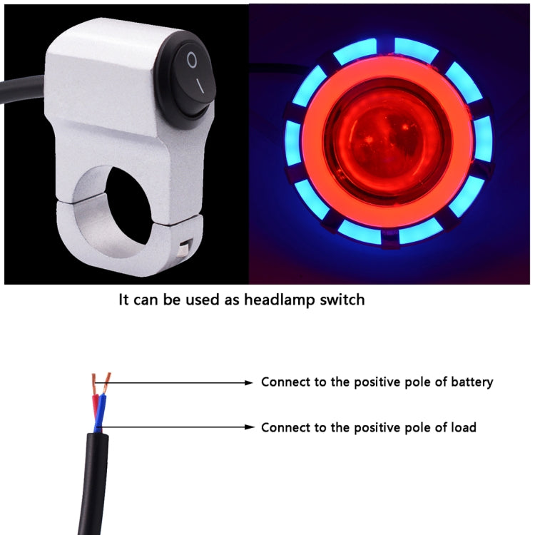 ไฟหน้ารถจักรยานยนต์ไฟเสริมอลูมิเนียมอัลลอยด์สวิตช์พร้อมล็อค, Headlight Auxiliary Switches