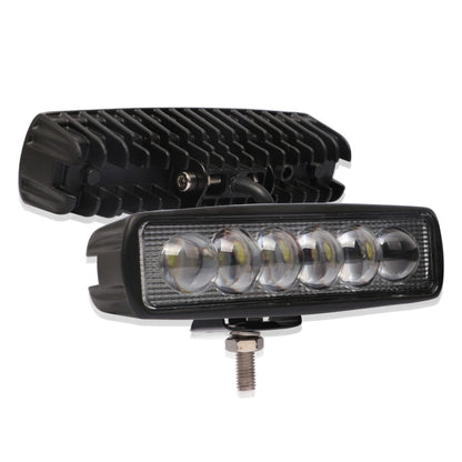 6 นิ้ว 18W 6000K IP68 8D รถ เรือ Marine ไฟทำงาน Spotlight หลอดไฟ LED, DC 10-30V, 18W