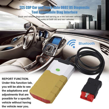 Autocom CDP Professional Auto CDP สำหรับ Autocom Diagnostic รถสาย OBD2 เครื่องมือวินิจฉัย Delphi DS150E พร้อม BT, DS150E with BT (Gold), DS150E with BT