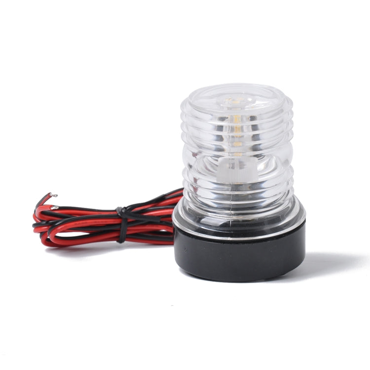 DC 12V 2.5W Marine เรือยอชท์ Stern Anchor ไฟ LED นำทางรอบ 360 องศาแสงสีขาว, LED Navigation Light