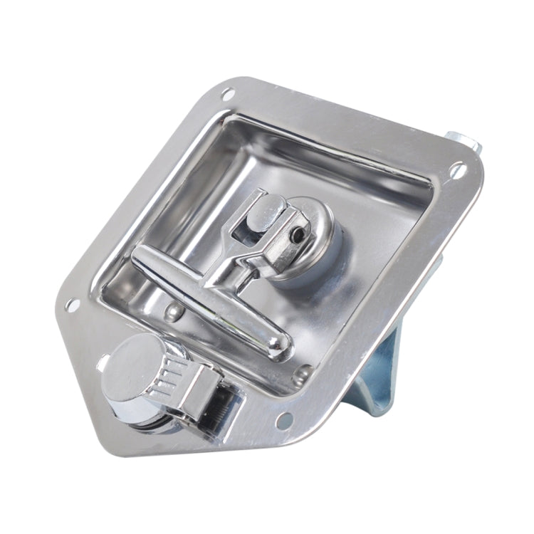 พับ T Handle ล็อค สแตนเลส Flush Mount กล่องเครื่องมือสำหรับรถพ่วง/เรือยอชท์/รถบรรทุก, A1218-01