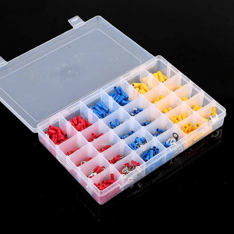 480 PCS Cold Press ขั้วต่อไฟฟ้าฉนวนขั้วต่อ CRIMP Connectors Assortment Kit, 480 PCS