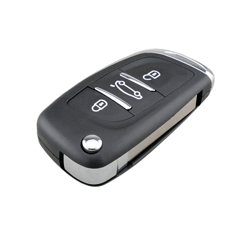 สำหรับ PEUGEOT กุญแจรถเปลี่ยน 3 ปุ่มกุญแจรถพร้อมที่ยึดไม่มีร่อง, 3 Buttons without Grooved