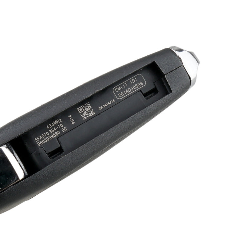 สำหรับ PEUGEOT กุญแจรถเปลี่ยน 3 ปุ่มกุญแจรถพร้อมที่ยึดไม่มีร่อง, 3 Buttons without Grooved
