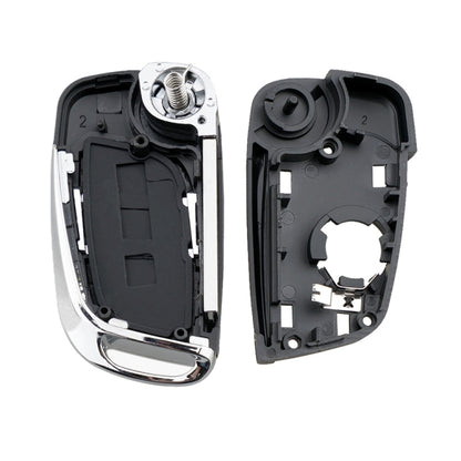 สำหรับ PEUGEOT กุญแจรถเปลี่ยน 3 ปุ่มกุญแจรถพร้อมที่ยึดไม่มีร่อง, 3 Buttons without Grooved