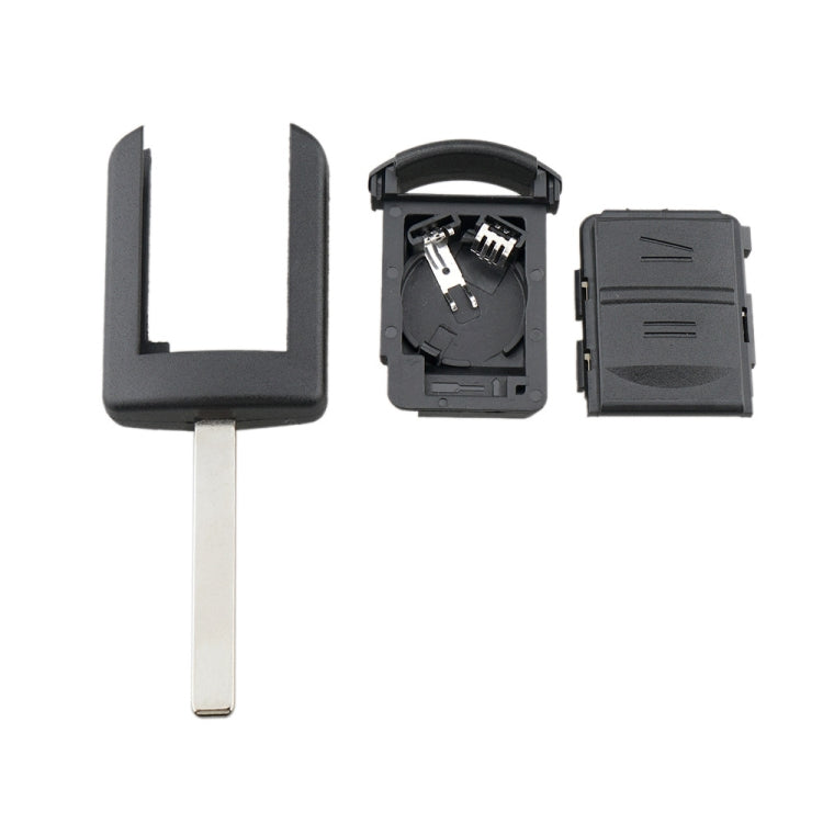 สำหรับการเปลี่ยนกุญแจรถ Opel 2 ปุ่มกุญแจรถพร้อมใบมีด, with Blade