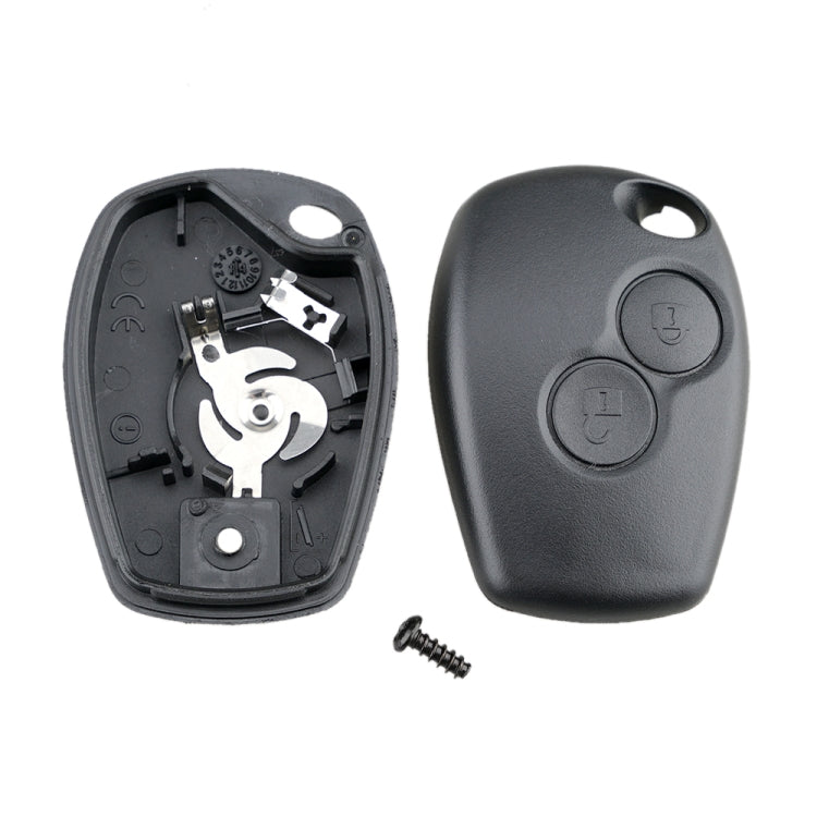 สำหรับ RENAULT Clio/Megane/Laguna/Kangoo กุญแจรถเปลี่ยน 2 ปุ่มกุญแจรถ 206 ซ็อกเก็ต, ไม่มีใบมีด, For RENAULT Clio with 206 Socket