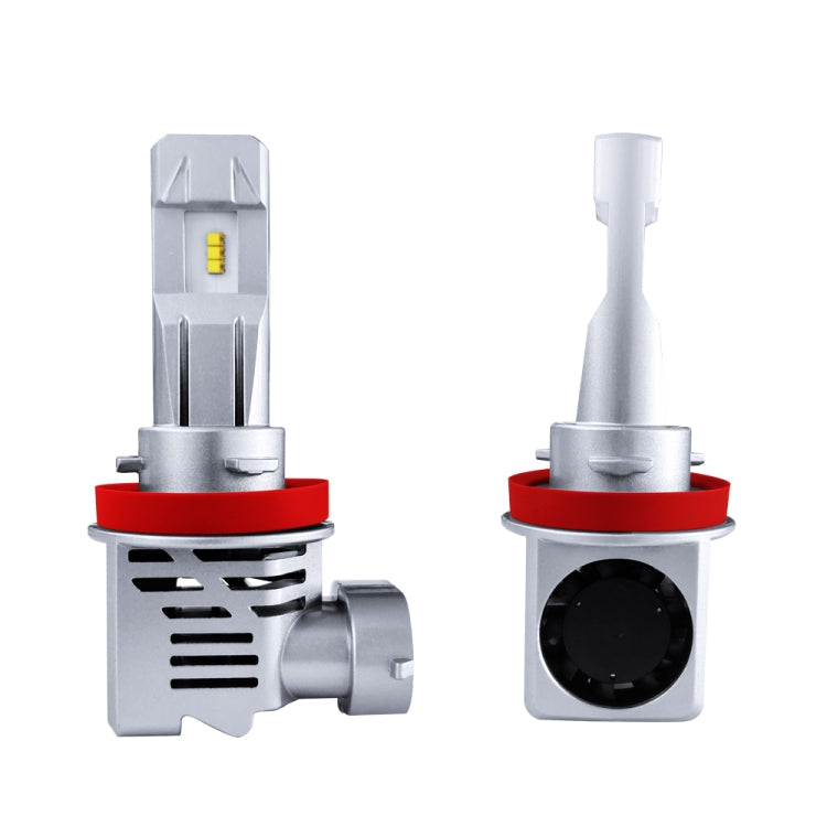 2 ชิ้น M3 H8 / H9 / H11 DC9-32V / 17W / 6500K / 2000LM IP68 ไฟหน้ารถ LED, H8 / H9 / H11