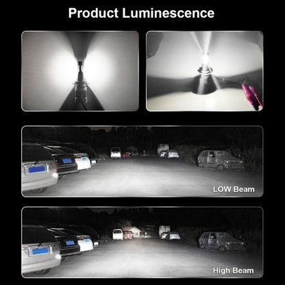 2 ชิ้น M3 H8 / H9 / H11 DC9-32V / 17W / 6500K / 2000LM IP68 ไฟหน้ารถ LED, H8 / H9 / H11