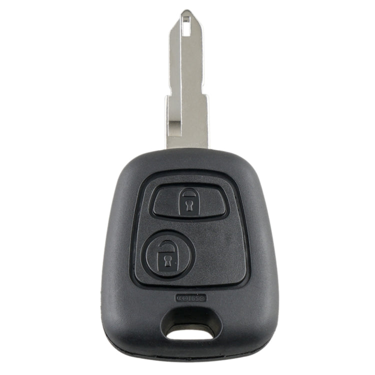 สำหรับ PEUGEOT 206 2 ปุ่มกุญแจรถควบคุมระยะไกลอัจฉริยะพร้อมชิปและแบตเตอรี่ในตัวความถี่: 433MHz, For PEUGEOT 206