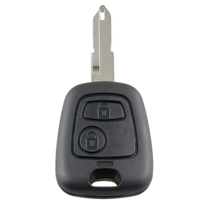 สำหรับ PEUGEOT 206 2 ปุ่มกุญแจรถควบคุมระยะไกลอัจฉริยะพร้อมชิปและแบตเตอรี่ในตัวความถี่: 433MHz, For PEUGEOT 206
