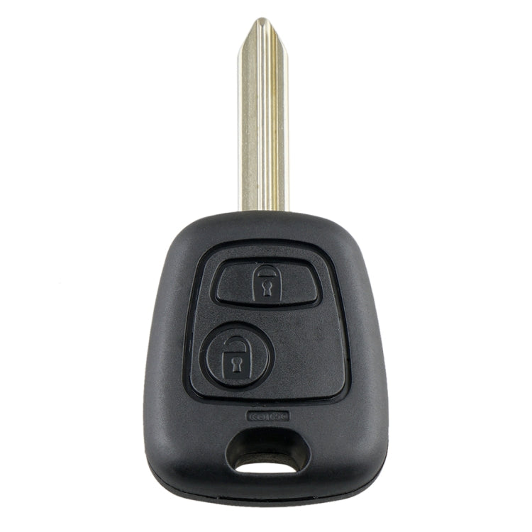 สำหรับ Citroen Saxo / Picasso / Xsara / Berlingo 2 ปุ่มกุญแจรถควบคุมระยะไกลอัจฉริยะพร้อมชิปและแบตเตอรี่ในตัวความถี่: 433MHz, For Citroen
