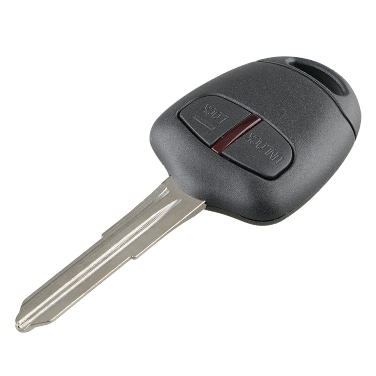 สำหรับกุญแจรถควบคุมระยะไกลอัจฉริยะของ MITSUBISHI 2 ปุ่มพร้อมชิป 46 ชิปและแบตเตอรี่และช่องด้านขวาความถี่: 433MHz, For MITSUBISHI(Right)