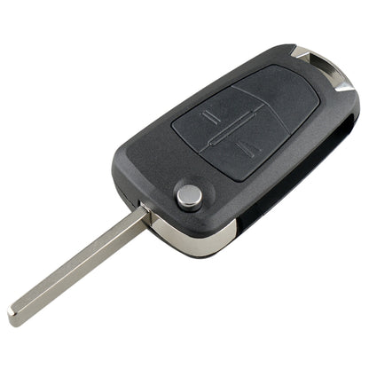 สำหรับ Opel Zafira B 2005 - 2013 / Astra H 2004 - 2009 2 ปุ่มอัจฉริยะ รีโมทคอนโทรล กุญแจรถพร้อมชิป 7941 และแบตเตอรี่ความถี่: 433MHz, For Opel Zafira