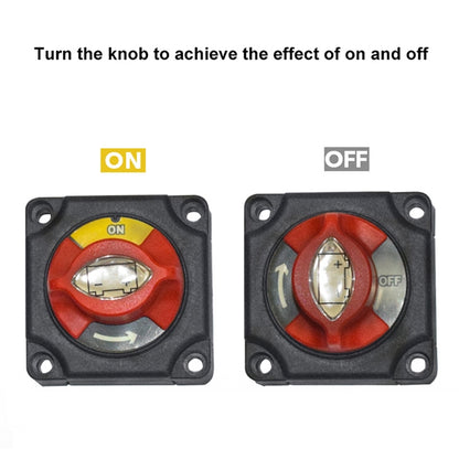 รถ Auto RV Marine เรือ ตัวเลือกแบตเตอรี่ Isolator ตัดการเชื่อมต่อสวิตช์หมุนตัด, A1201