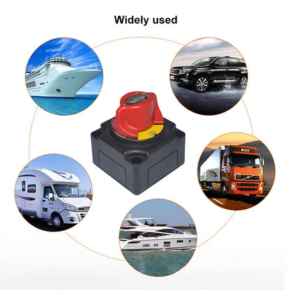 รถ Auto RV Marine เรือ ตัวเลือกแบตเตอรี่ Isolator ตัดการเชื่อมต่อสวิตช์หมุนตัด, A1201