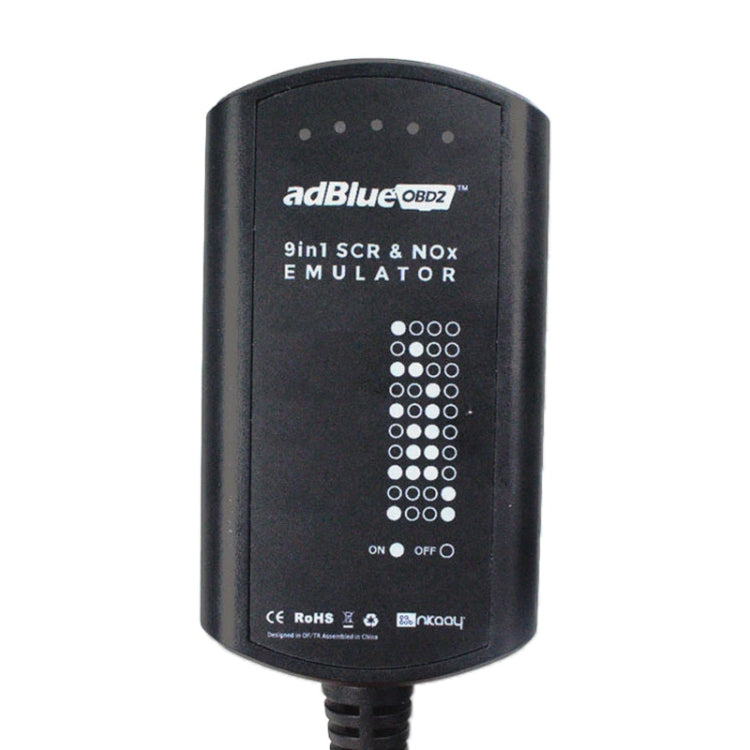 กล่องจำลอง AdBlue รถบรรทุก 9 ใน 1 AdBlueOBD2 SCR และ NOX กล่องจำลอง, 9 in 1
