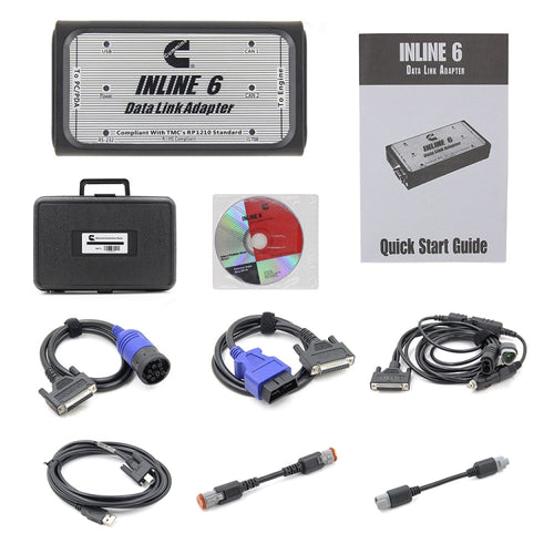 เครื่องสแกนเครื่องมือวิเคราะห์ข้อมูล Cummins Inline6 Data Link Adapter สำหรับงานหนัก, Diagnostic Tool Scanner