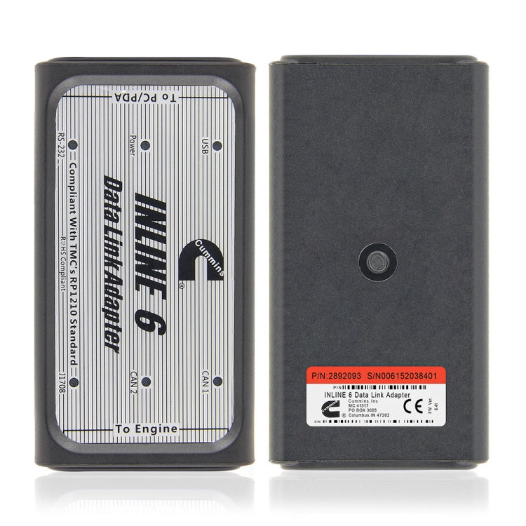 เครื่องสแกนเครื่องมือวิเคราะห์ข้อมูล Cummins Inline6 Data Link Adapter สำหรับงานหนัก, Diagnostic Tool Scanner