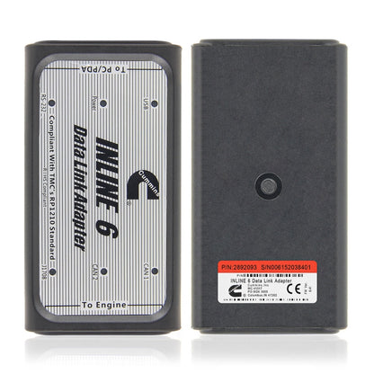 เครื่องสแกนเครื่องมือวิเคราะห์ข้อมูล Cummins Inline6 Data Link Adapter สำหรับงานหนัก, Diagnostic Tool Scanner