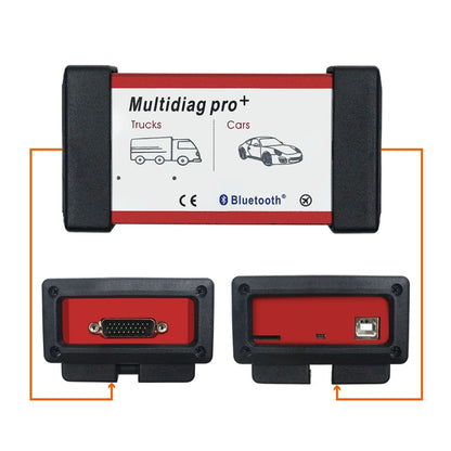 Multidiag Pro + OBD2 CDP TCS CDPบลูทูธOBD2 Scanสำหรับรถยนต์/รถบรรทุกOBDIIเครื่องสแกนเนอร์วินิจฉัยอัตโนมัติ, Multidiag Pro+