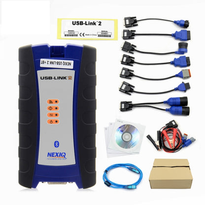 เครื่องมือวินิจฉัยรถบรรทุกที่เชื่อมโยง Nexiq 2 Bluetooth USB เครื่องสแกนรถบรรทุกหนัก, Heavy Duty Truck Scanner
