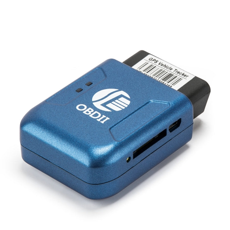 TK206 2G GPS OBD2 แบบเรียลไทม์ GSM Quad Band สัญญาณเตือนการสั่นสะเทือนป้องกันการโจรกรรม GSM GPRS Mini GPS ติดตามรถ, TK206 (Black), TK206 (Blue)