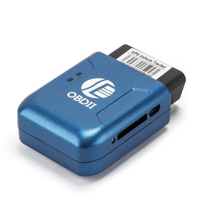 TK206 2G GPS OBD2 แบบเรียลไทม์ GSM Quad Band สัญญาณเตือนการสั่นสะเทือนป้องกันการโจรกรรม GSM GPRS Mini GPS ติดตามรถ, TK206 (Black), TK206 (Blue)