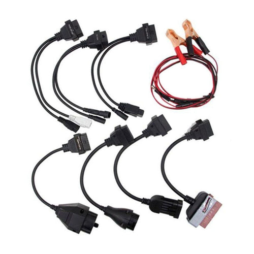 8 ชิ้นสายวินิจฉัยรถยนต์และขั้วต่อสาย OBD2, 8 in 1  Car OBD2 Cable