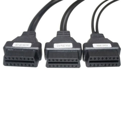 8 ชิ้นสายวินิจฉัยรถยนต์และขั้วต่อสาย OBD2, 8 in 1  Car OBD2 Cable