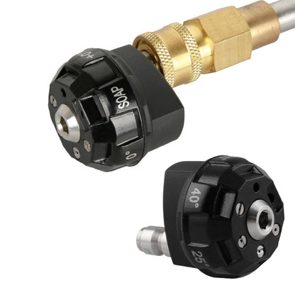 มัลติฟังก์ชั่น 6-in-1 Multi-Hole หัวฉีดเครื่องฉีดน้ำแรงดันสูงหัวฉีดล้างรถ, 6-in-1 Multi-hole Nozzle
