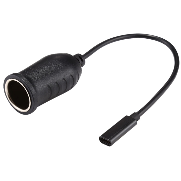 รถยนต์ 60-100W DC18-20V ตัวเชื่อมต่อ USB-C / Type-C อเนกประสงค์เข้ากับที่จุดบุหรี่, Type-C Connector