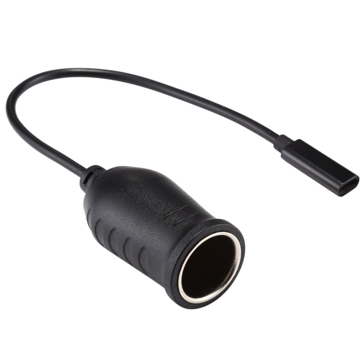 รถยนต์ 60-100W DC18-20V ตัวเชื่อมต่อ USB-C / Type-C อเนกประสงค์เข้ากับที่จุดบุหรี่, Type-C Connector