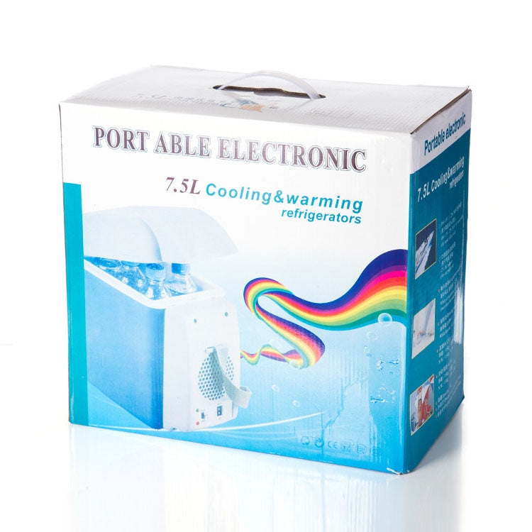 BY-275 ตู้เย็นระบายความร้อนอย่างรวดเร็วในรถยนต์แบบพกพามินิคูลเลอร์และเครื่องอุ่นตู้เย็น 7.5 ลิตรแรงดันไฟฟ้า: DC 12V, 7.5L
