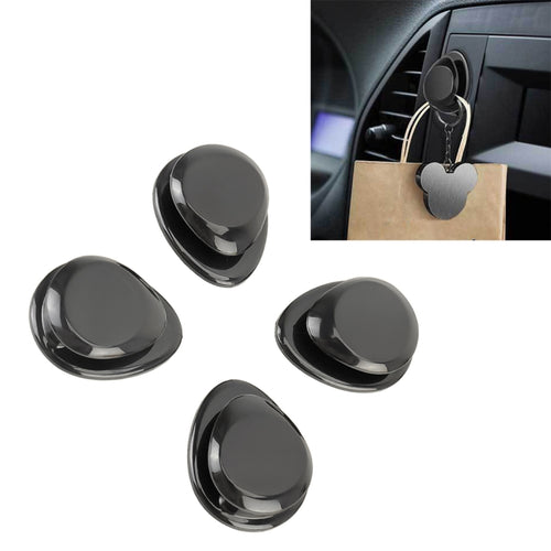 3R-2153 4 PCS Car Mini สะดวก Hooks กระเป๋า ที่แขวนไม้แขวนเสื้อ, 3R-2153