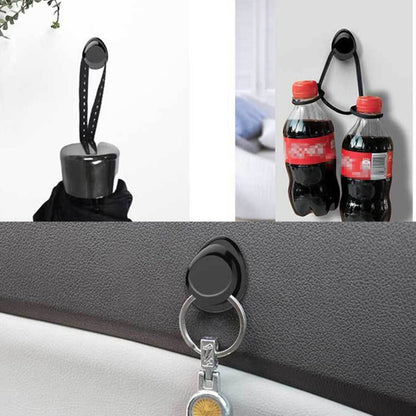3R-2153 4 PCS Car Mini สะดวก Hooks กระเป๋า ที่แขวนไม้แขวนเสื้อ, 3R-2153