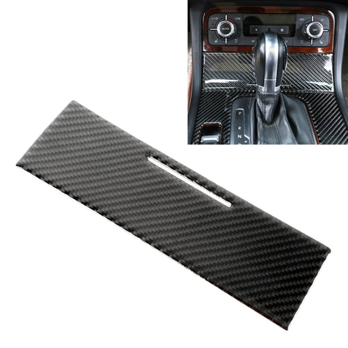 รถคาร์บอนไฟเบอร์ไฟแช็กแผงกรอบสติกเกอร์ตกแต่งสำหรับ Volkswagen Touareg, Cigarette Lighter Panel