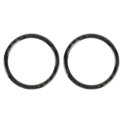 2 PCS รถคาร์บอนไฟเบอร์แผงหน้าปัด Air Outlet สติกเกอร์ตกแต่งสำหรับ Volkswagen Touareg, Instrument Panel Air Outlet