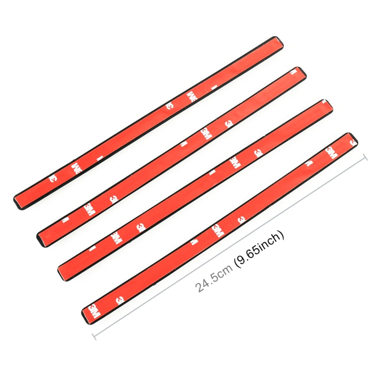 3R-2152 4 PCS Universal รถ Body Anti-collision Strip Protection Guards ซิลิคอน Trims สติกเกอร์, 3R-2152 Anti-collision Strip