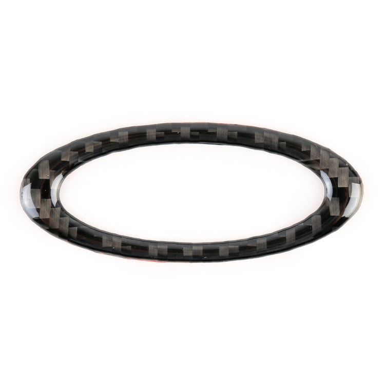 รถคาร์บอนไฟเบอร์พวงมาลัยกรอบสติกเกอร์ตกแต่งสำหรับ Ford Mondeo ใหม่ 2013-2019, Steering Wheel Frame