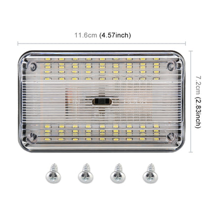 GT-699 DC12V / 2W / 6000K / 120LM SMD-3528 ไฟโดมภายในรถยนต์, GT-699